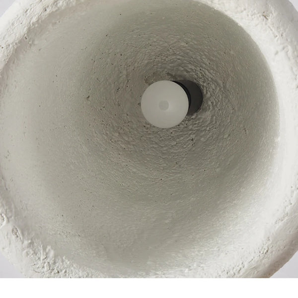 Modern black and white Wabi Sabi pendant light