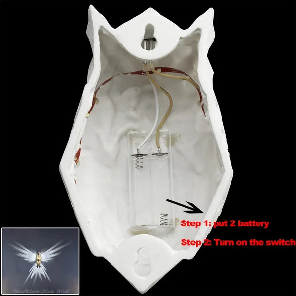 3D Printed Owl Wall/eagle Lamp