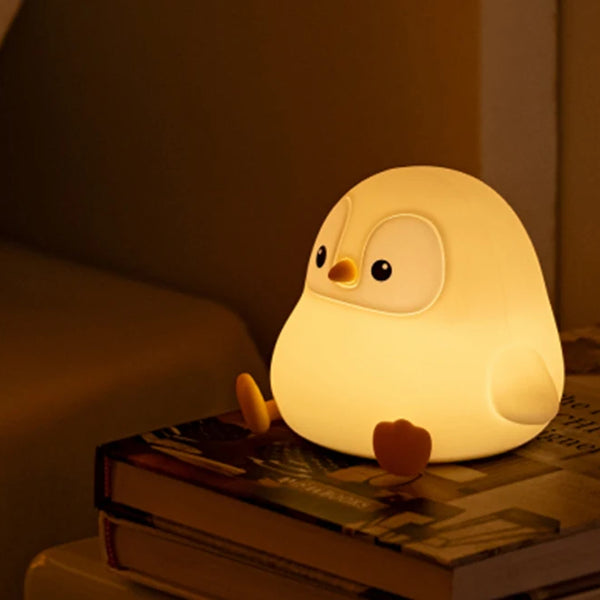 cute penguinbaby silicone lamp