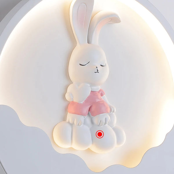 Cartoon Bear Rabbit Wall Lamps