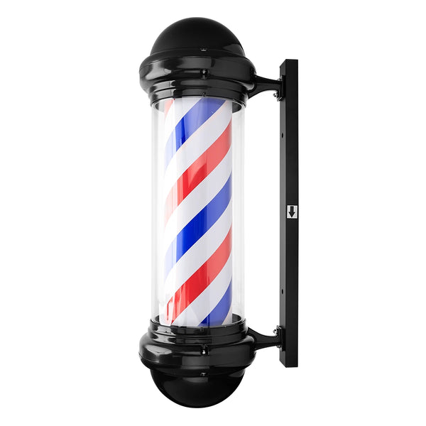 Cylindrical rotating light for beauty salon