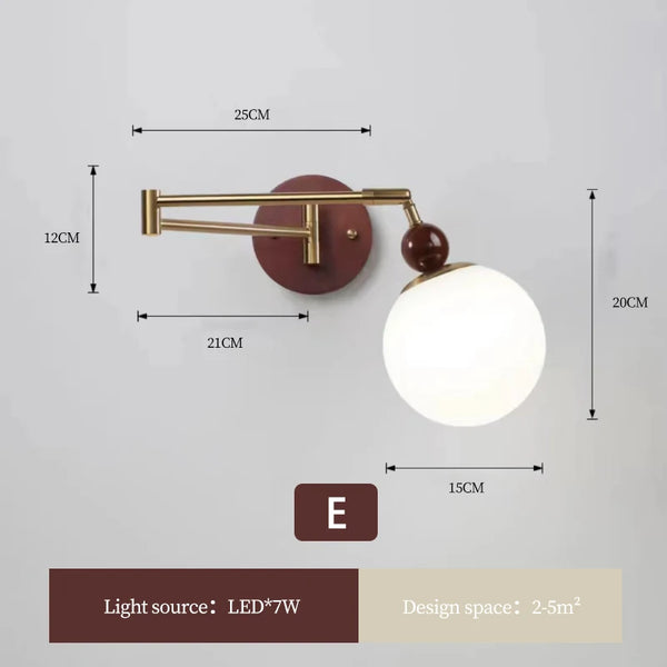 Modern Nordic style wall lamp