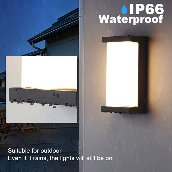 Waterproof Motion Sensor LED Wall Light for