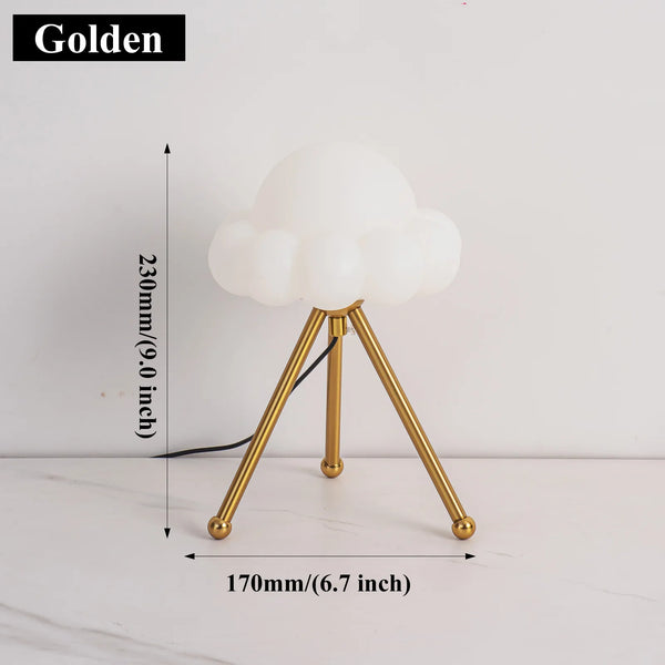 White cloud table lamp