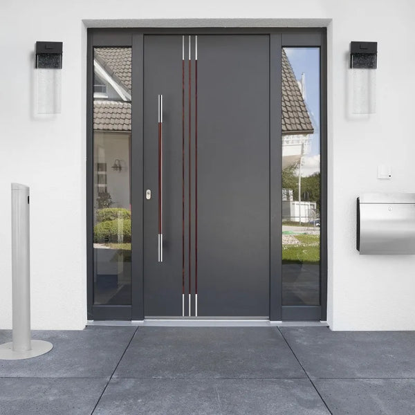 Weatherproof LED wall light with bubble crystal and light sensor - 12W