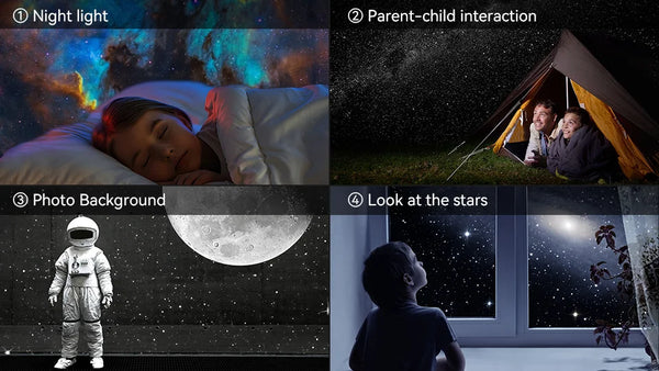Galaxy Projector, 13-in-1 Night Light, Constellations
