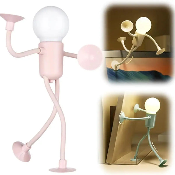 DIY funny button-shaped night lights