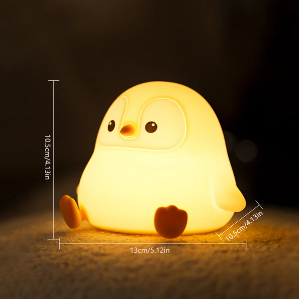 cute penguinbaby silicone lamp