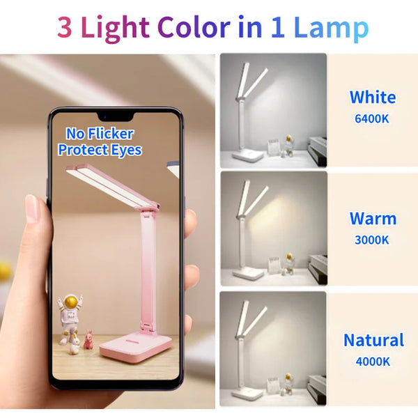 USB Rechargeable LED Table Lamp