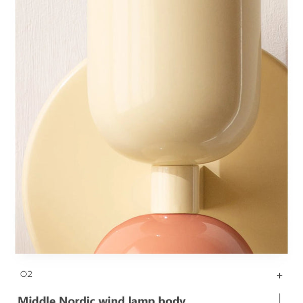 Modern LED Macaroon Wall Lamp