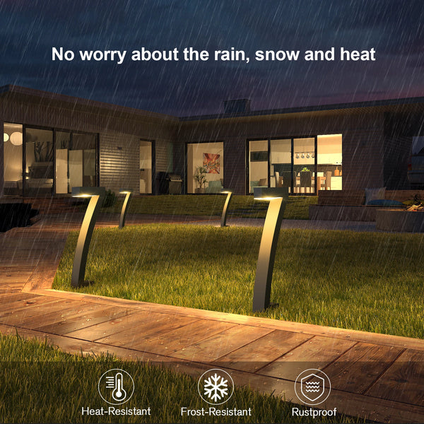 6/12 Pack Bright Solar Lights for Outdoor Areas and Pathways