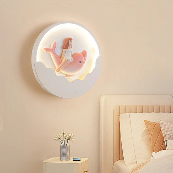 Cartoon Bear Rabbit Wall Lamps