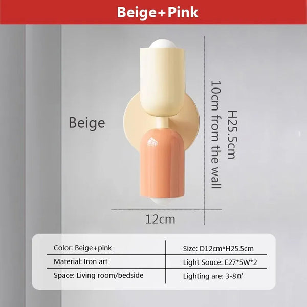 Modern LED Macaroon Wall Lamp