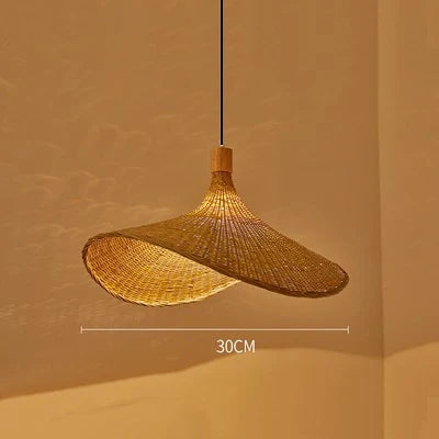 Chinese style hand-knitted bamboo pendant lights