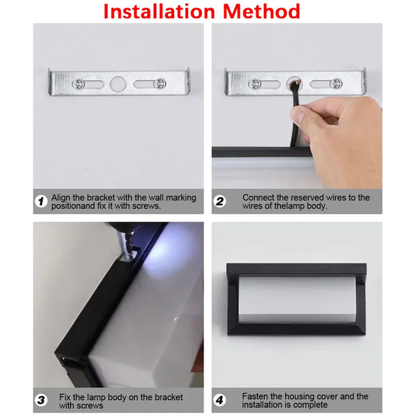 Waterproof Motion Sensor LED Wall Light for