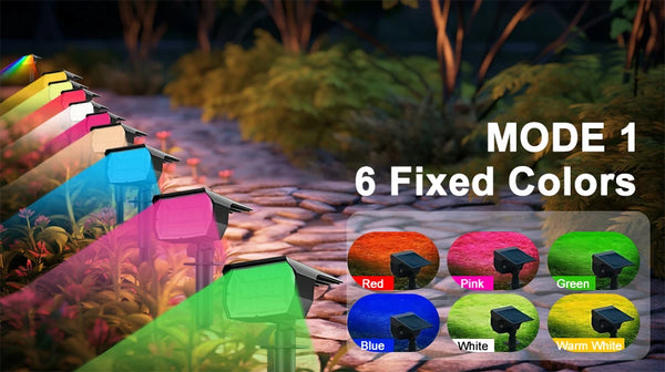 72/68 LED Solar Flood Lights Outdoor IP65 Waterproof 3 Modes Solar Garden Light Outdoo