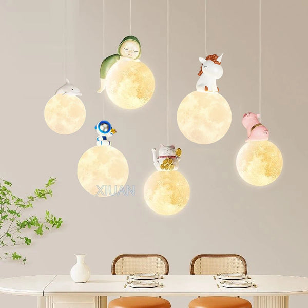 Creative cartoon pendant lights