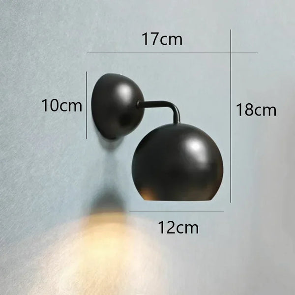 Nordic minimalist LED wall light