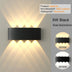 Modern LED wall light for indoor and outdoor use