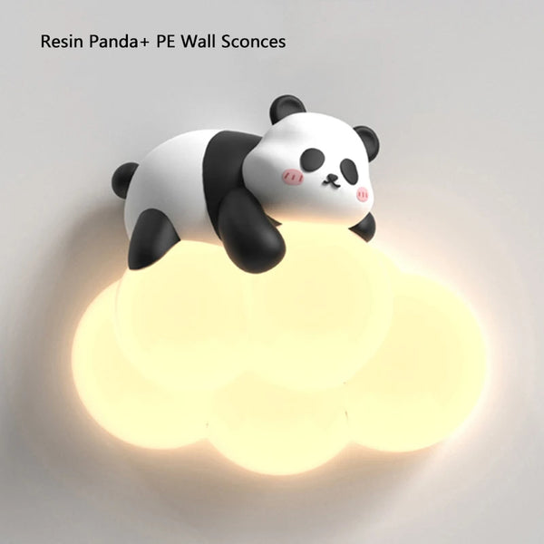 Creative Panda PE Cloud Wall Spots Wall Lamps