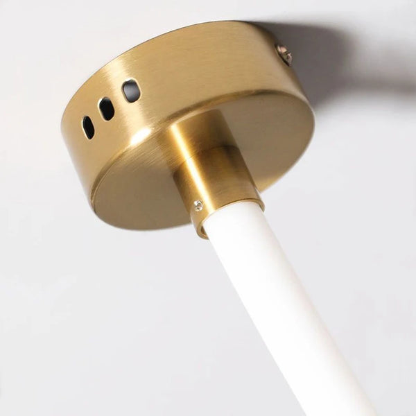 Modern chandelier with 360-degree lighting