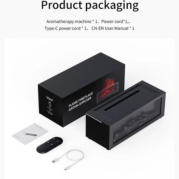 Home Aroma Humidifier, Automatic Fragrance Diffuser with LED Light and Remote Control