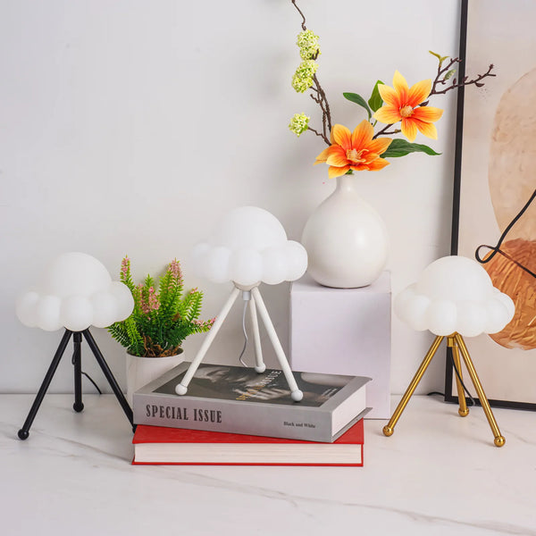 White cloud table lamp