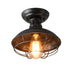 Retro industrial iron ceiling light