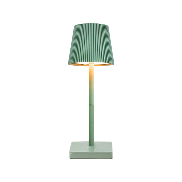 Rechargeable LED table lamp with touch switch and 3 levels of dimmable intensity.