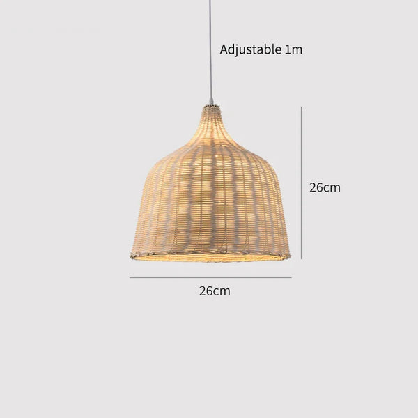 Chinese style hand-knitted bamboo pendant lights