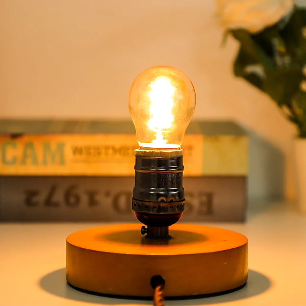 GANRILAND G45 Spiral LED Bulb – 3W E26/E27, Amber 2200K Edison Glow