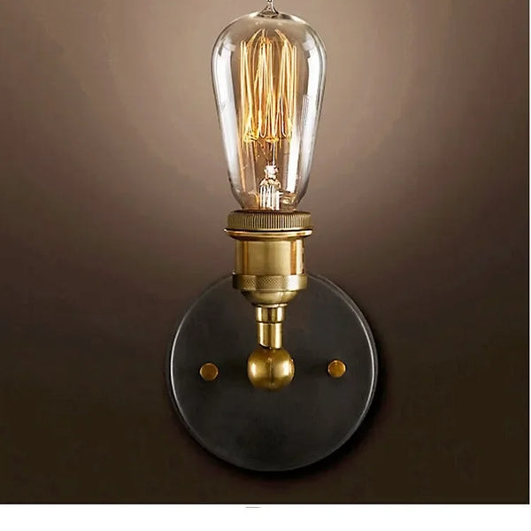 American single head wall lamp, retro industrial style