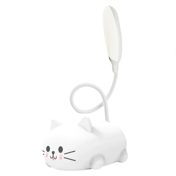 Mini Cute Cat Night Light USB Charging Foldable Small LED Desk Lamp