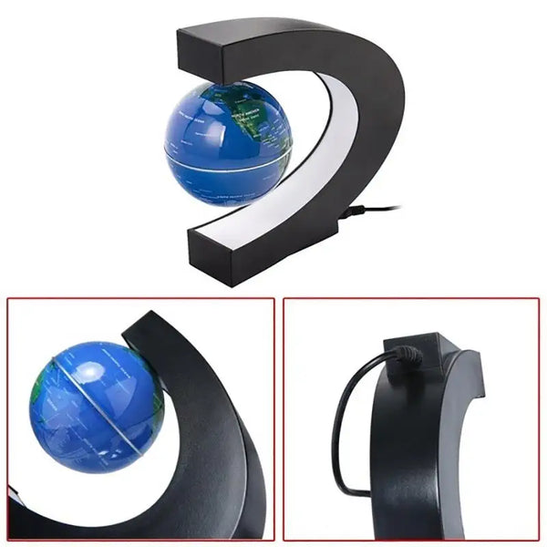 Magnetic Floating Levitation Globe LED World Map