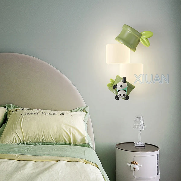 Monkey Rabbit Panda Animal Wall Lamps