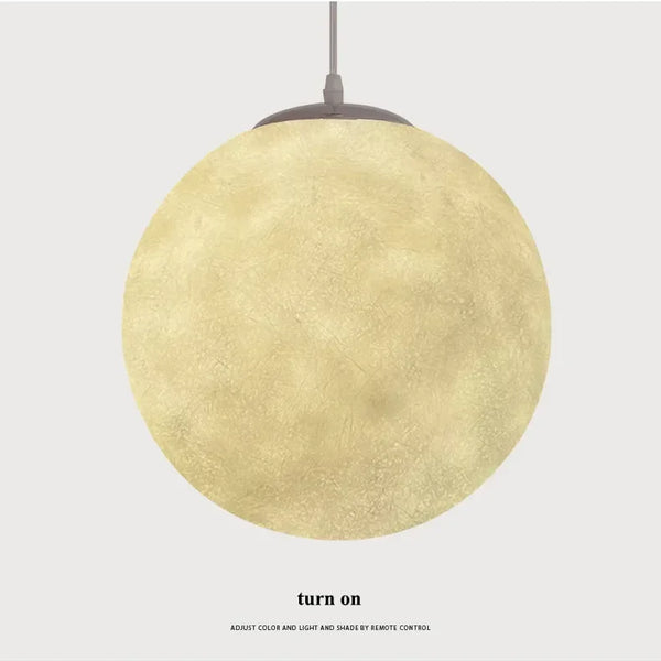 Nordic minimalist style pendant lights moon lamps