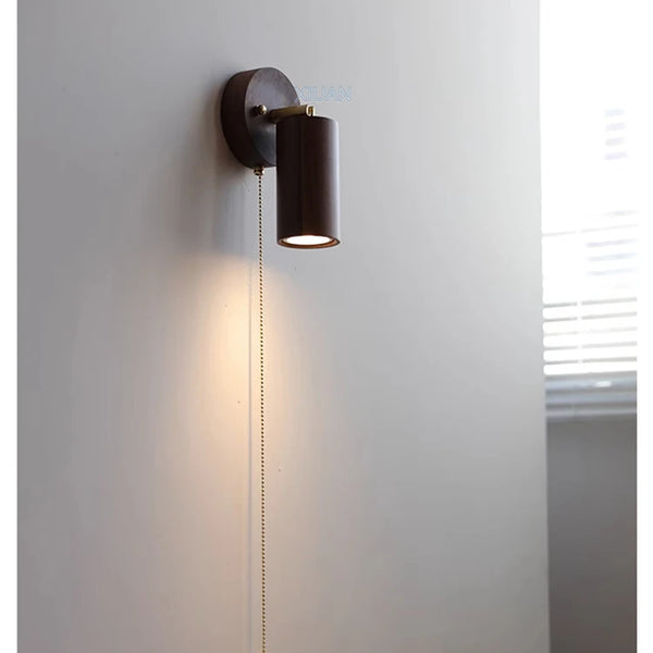 Walnut wood color lamps, Japanese solid wood