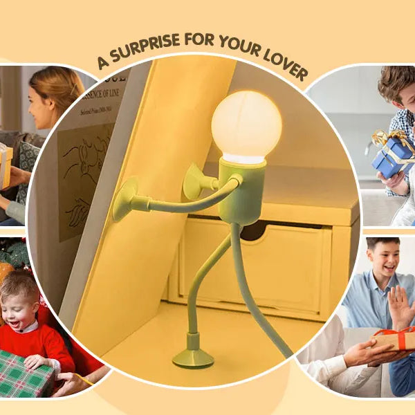 DIY funny button-shaped night lights