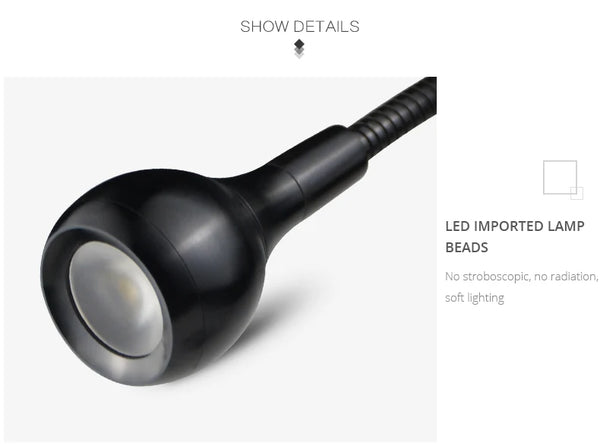 USB LED Reading Table Lamp