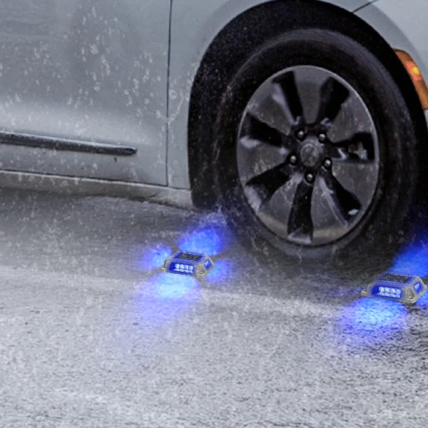 8PCS Solar Underground Deck Lights β IP65 Waterproof LED Spotlights for Garden, Lawn & Street Decor