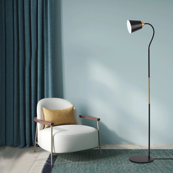 Modern and simple iron LED floor lamp