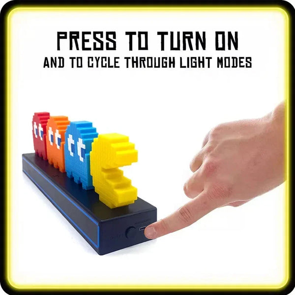 Game Pixel Icon LED Night Light 3D Illusion LED