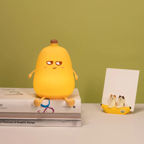Night light for children's room cute banana lamp