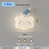 Fluffy Cloud Wall Lamps Yellow Pink Blue