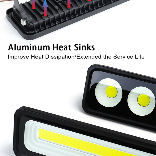 LED Flood Light 50W Outdoor Lighting COB Floodlight 220V Reflector Spotlight IP65 Waterproof Outdoor LED Gardern Wall Lamps