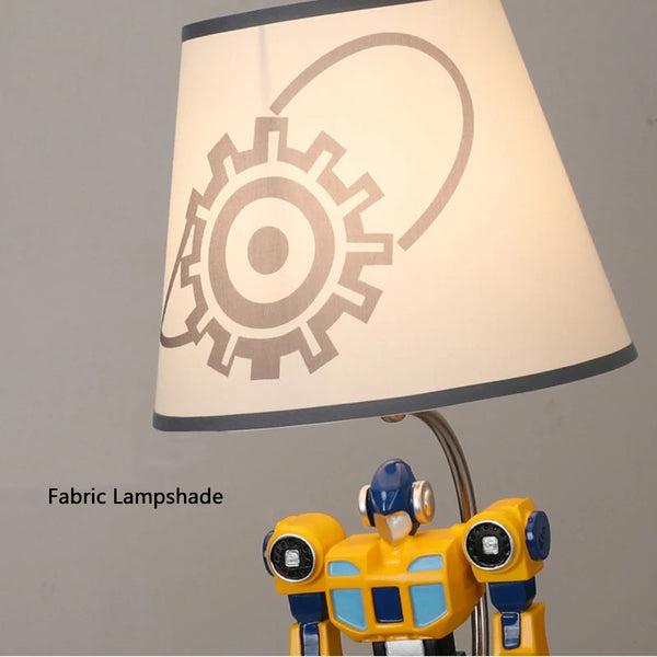 Robot LED bedside lamp