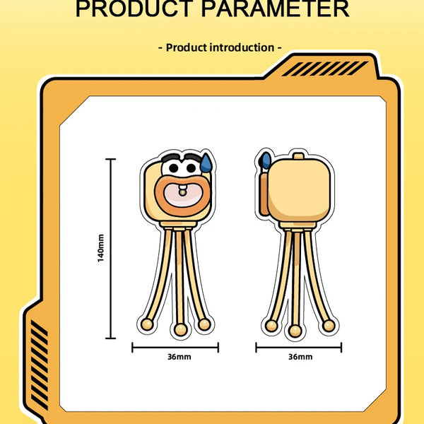 Mini adjustable octopus-shaped table lamp
