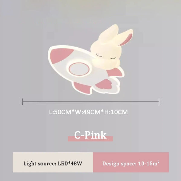 Cute LED ceiling lights for kids' room