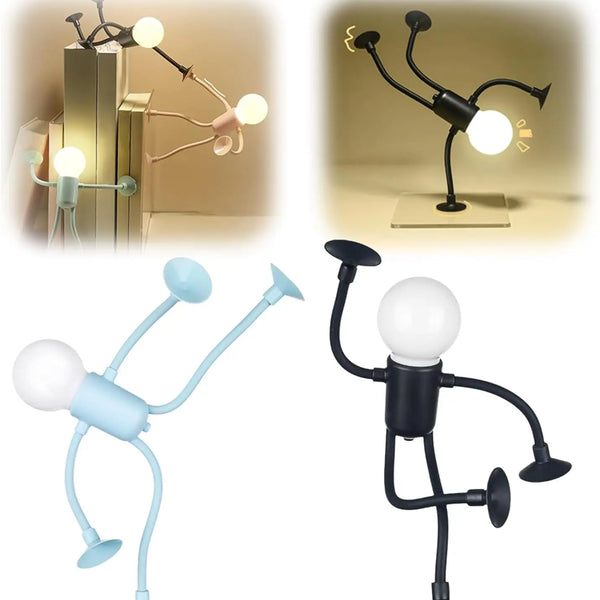 DIY funny button-shaped night lights