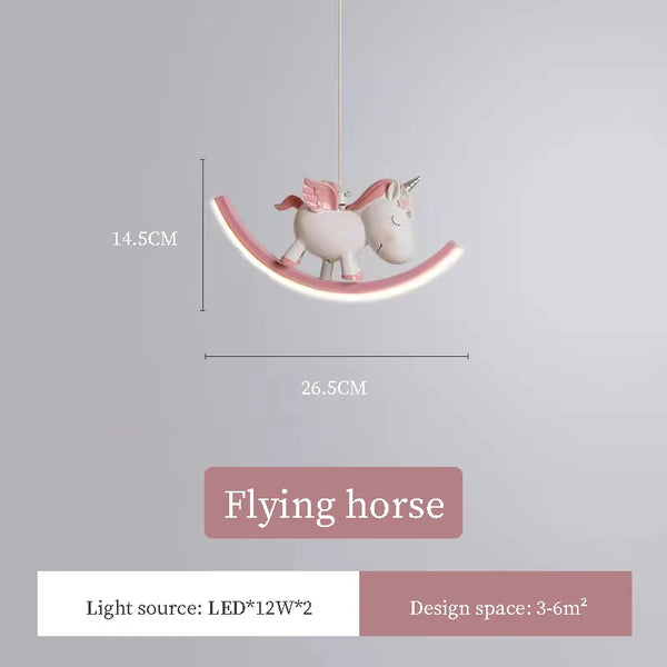 LED chandeliers with cute animals